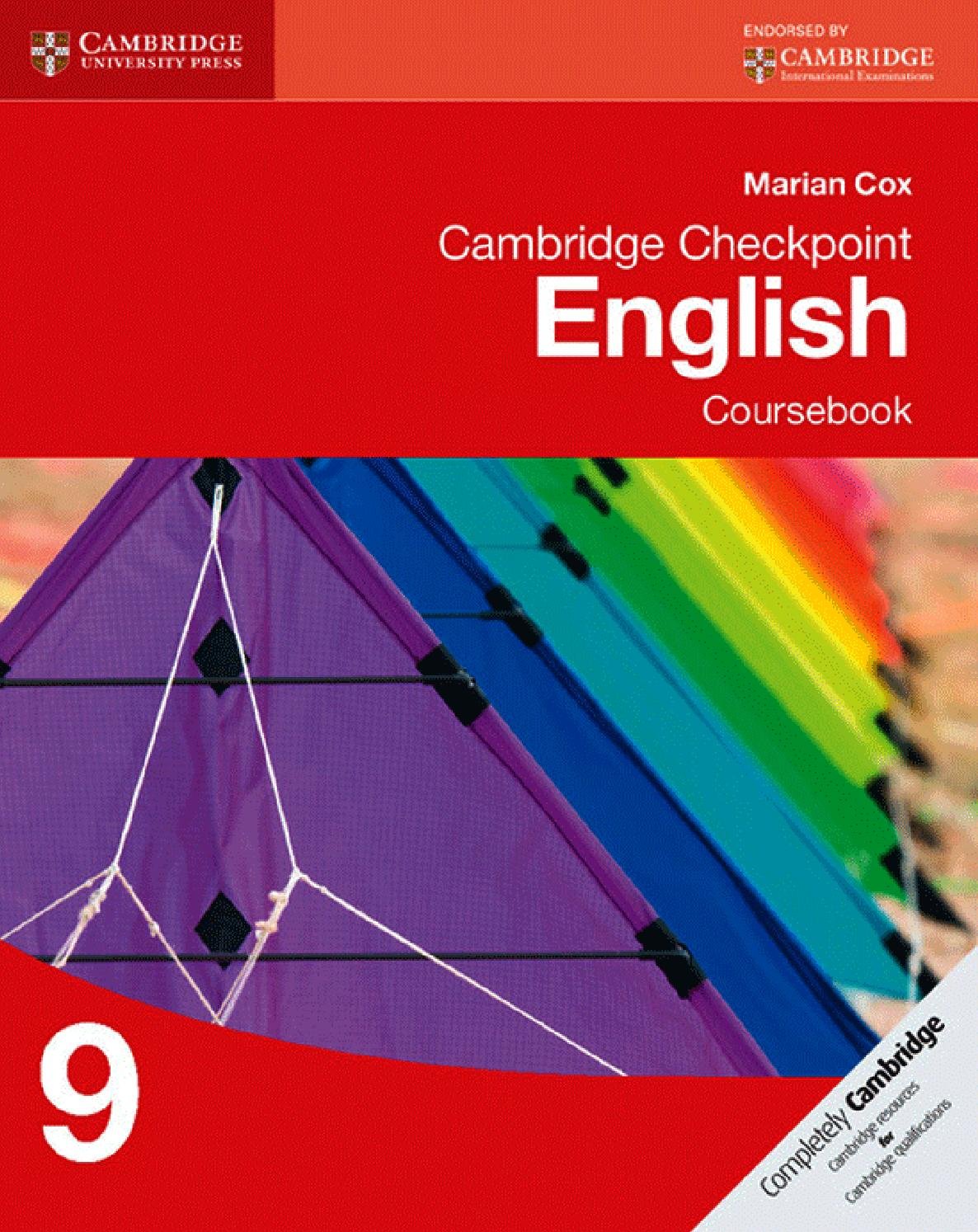 CAMBRIDGE CHECKPOINT ENGLISH 9 COURSEBOOK ANSWERS Secondary 