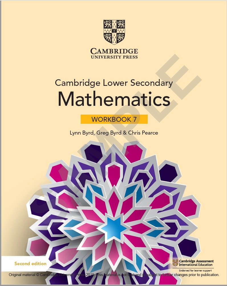 Cambridge Lower Secondary Mathematics 7 Workbook Answers Secondary 
